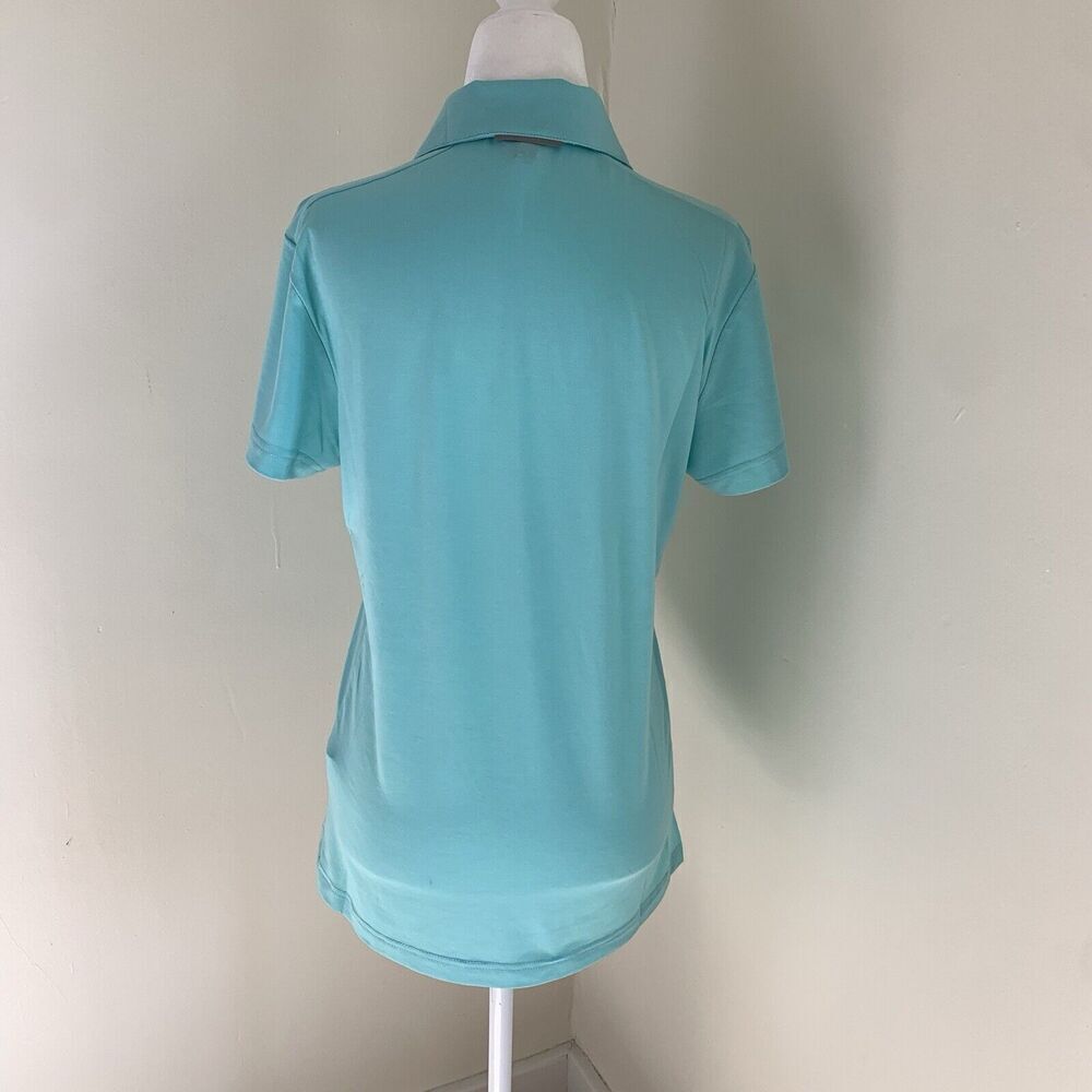 Specialized Women's Utility Polo Drirelease Merino Med Blue Teal Cycling Golf — image 6 of 8